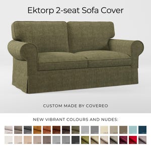 Ektorp 2-seat Sofa Cover, IKEA Ektorp two seat sofa slipcover, Ektorp Loveseat Cover, Ektorp Loveseat Slipcover, ektorp cover