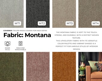 Fabric Samples – Color Swatches for IKEA Sofa Slipcovers - Main Image