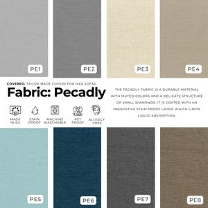 Fabric Samples – Color Swatches for IKEA Sofa Slipcovers