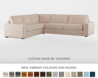 IKEA Kivik 2 シートソファカバー、Kivik カバー、Kivik 交換カバー