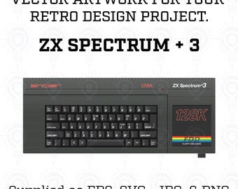 Printable 80s Computer Papercraft Kit – CPC 464 Template, PDF/PNG