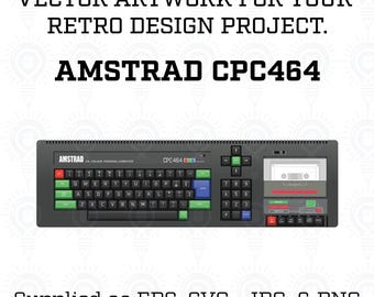Jeu Vintage Ordinateur Amstrad CPC 464 CPC464 An 80's