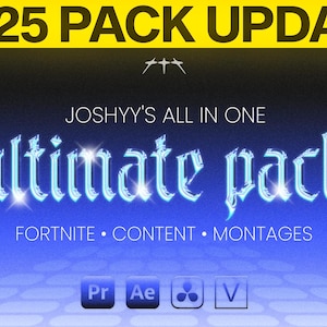 The Ultimate All in One 2025 Editing Pack! (Davinci Resolve, Premiere Pro, Sony Vegas, After Effects)
