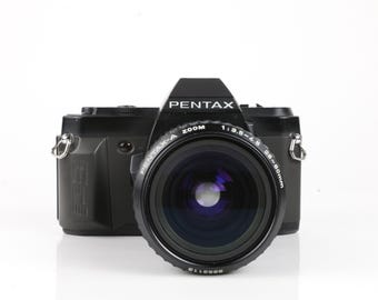 Câmera SLR Pentax P3 de filme 35 mm com lente zoom Pentax-A 28-80 mm – Excelente estado – Testada