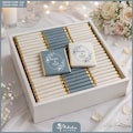50 Pcs Luxury Chocolate, Customized Chocolate, Wedding Favors, Gold Chocolate, Favors For Guests, Wedding Table Decor, Communion Favors product logo
