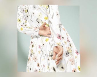 Floral Long Sleeve Dress: Women's Spring Party Fashion