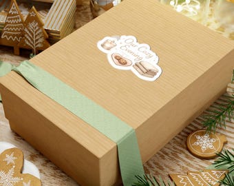 Cozy Evening Sticker | Stay-In Date Night, Laptop Decal