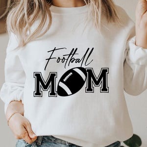 Football Mom svg, sports mom png, game day shirt jpg, football mom eps, cricut files pdf, sublimation design dxf
