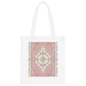 Persischer Teppich Einkaufstasche, umweltfreundliche Einkaufstasche, wiederverwendbare Markttasche, schickes Geschenk für sie, Strandtasche im Vintage-Stil