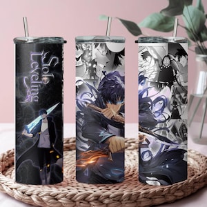 Anime Tumbler, Best Anime Tumblers 20oz, Anime Fan Gift, Manga lover, Kawaii, Cute , Tumbler with Lid / Reusable Straw.