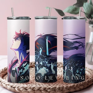 Anime Tumbler, Best Anime Tumblers 20oz, Anime Fan Gift, Manga lover, Kawaii, Cute , Tumbler with Lid / Reusable Straw.