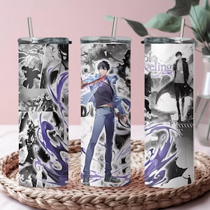 Anime Tumbler, Best Anime Tumblers 20oz, Anime Fan Gift, Manga lover, Kawaii, Cute , Tumbler with Lid / Reusable Straw.