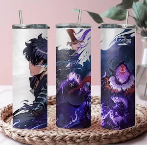 Anime Tumbler, Best Anime Tumblers 20oz, Anime Fan Gift, Manga lover, Kawaii, Cute , Tumbler with Lid / Reusable Straw.