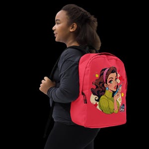 Pop Art Backpack – Bold Retro Comic Style Bag for School & Travel