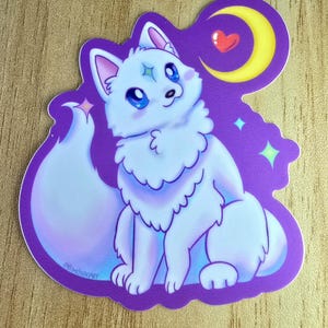 White Fox/ Eskimo Dog Sticker