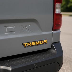 Ford Tremor Badge, ABS Plastic Tailgate Emblem with 3M Tape