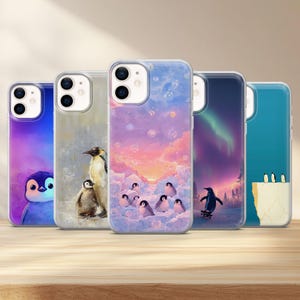 Penguin Phone Case for iPhone, Samsung, & Google Pixel - Cute Arctic Case