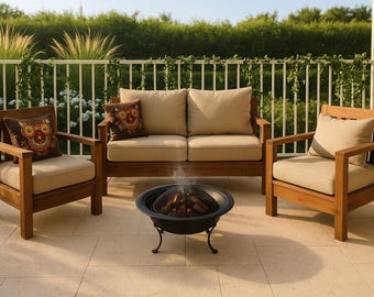 DIY Outdoor Sofa Set Plans – Patio Furniture Blueprints (PDF Download)