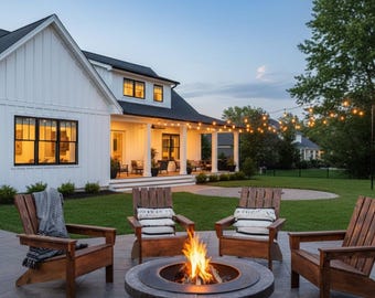 DIY Adirondack Chair Plan – Classic Outdoor Patio Furniture (PDF Download)