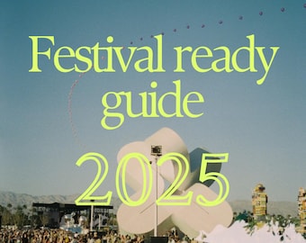Festival ready 2025: includes editable itinerary, packing list, and festival labels