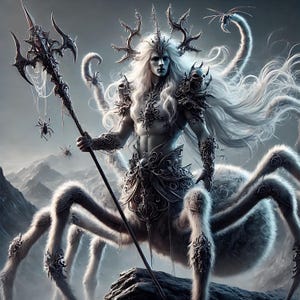 Dungeons and Dragons Drider Drow Forgotten realms Fantasy wall art game character