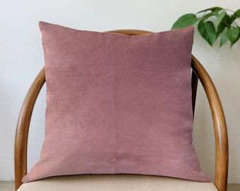 Velvet Pillow Cover - Mauve