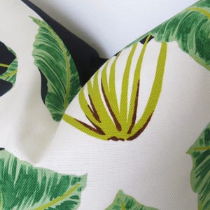 Jungle Leaf Pillow Cover Green Tropical Pillow Mid Century Modern Pillow Decorative Pillow Throw Pillow Palm Pillow Boho image 2