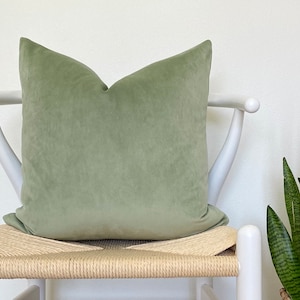 Pale Green Throw Pillow 18x18 Sage Green Pillow Cover 20x20 Light Green Pillow Pastel Green Pillow Seafoam Cushion Cover Beige Green Etsy