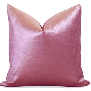 Glisten Velvet Pillow Cover - Pink - Pink Velvet Pillow - Pink Pillow Cover - Velvet Pillow - Decorative Pillow - Designer Pillow