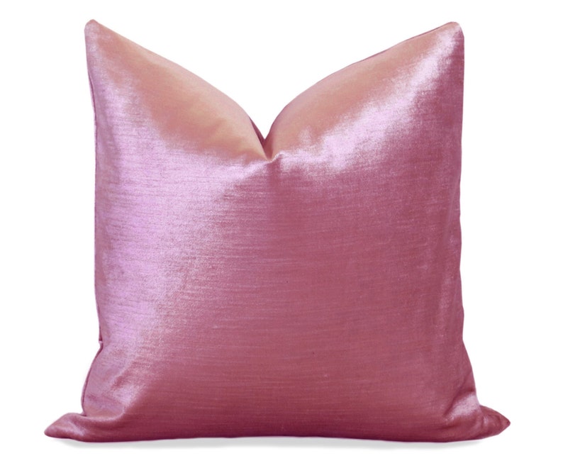 Glisten Velvet Pillow Cover Pink Pink Velvet Pillow Pink Etsy
