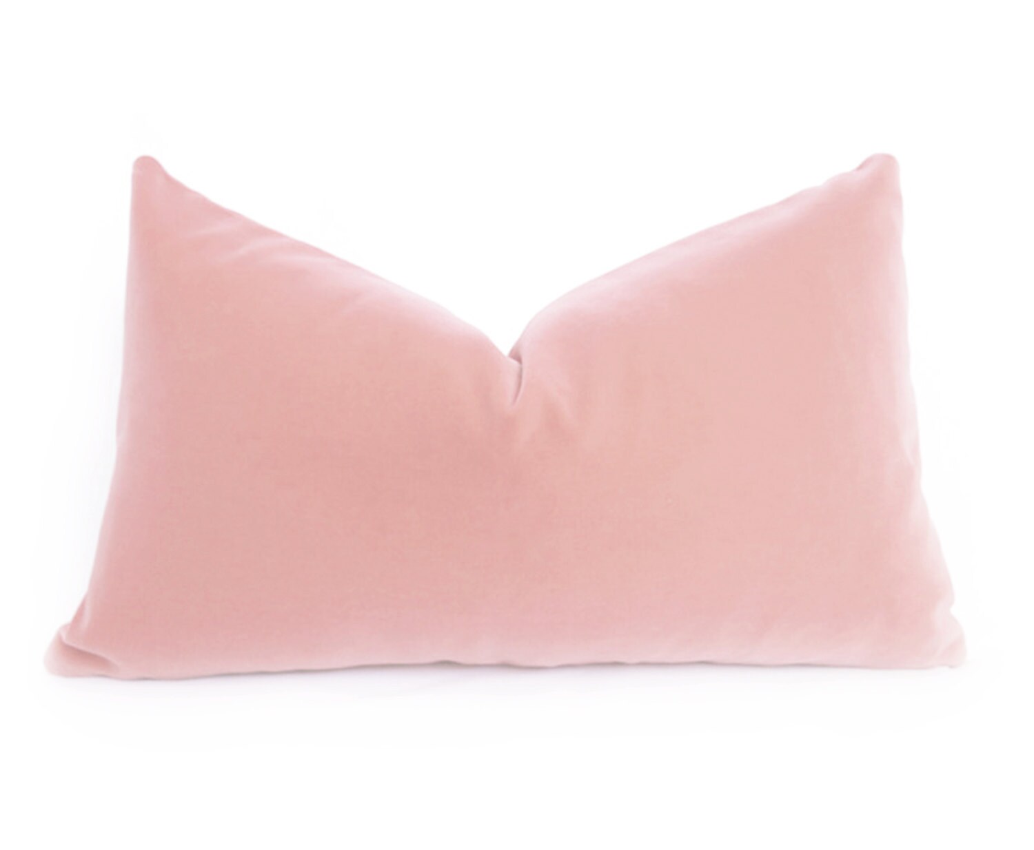 Blush Velvet Pillow Cover Belgium Velvet Blush Pillow Etsy