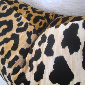Leopard Velvet Pillow Cover Gold Leopard Pillow Velvet Pillow Gold Pillow Decorative Pillow Designer Pillow image 3