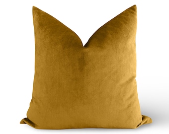 Fodera per cuscino in velluto dorato - Fodera per cuscino lavabile - Cuscino decorativo per divano moderno - Copriletto di design - Cuscino decorativo di lusso per la casa - Velluto morbido