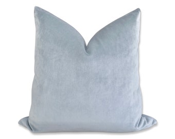Light Blue Pillow Light Blue Pillow, Light Blue Accent Pillow Cover