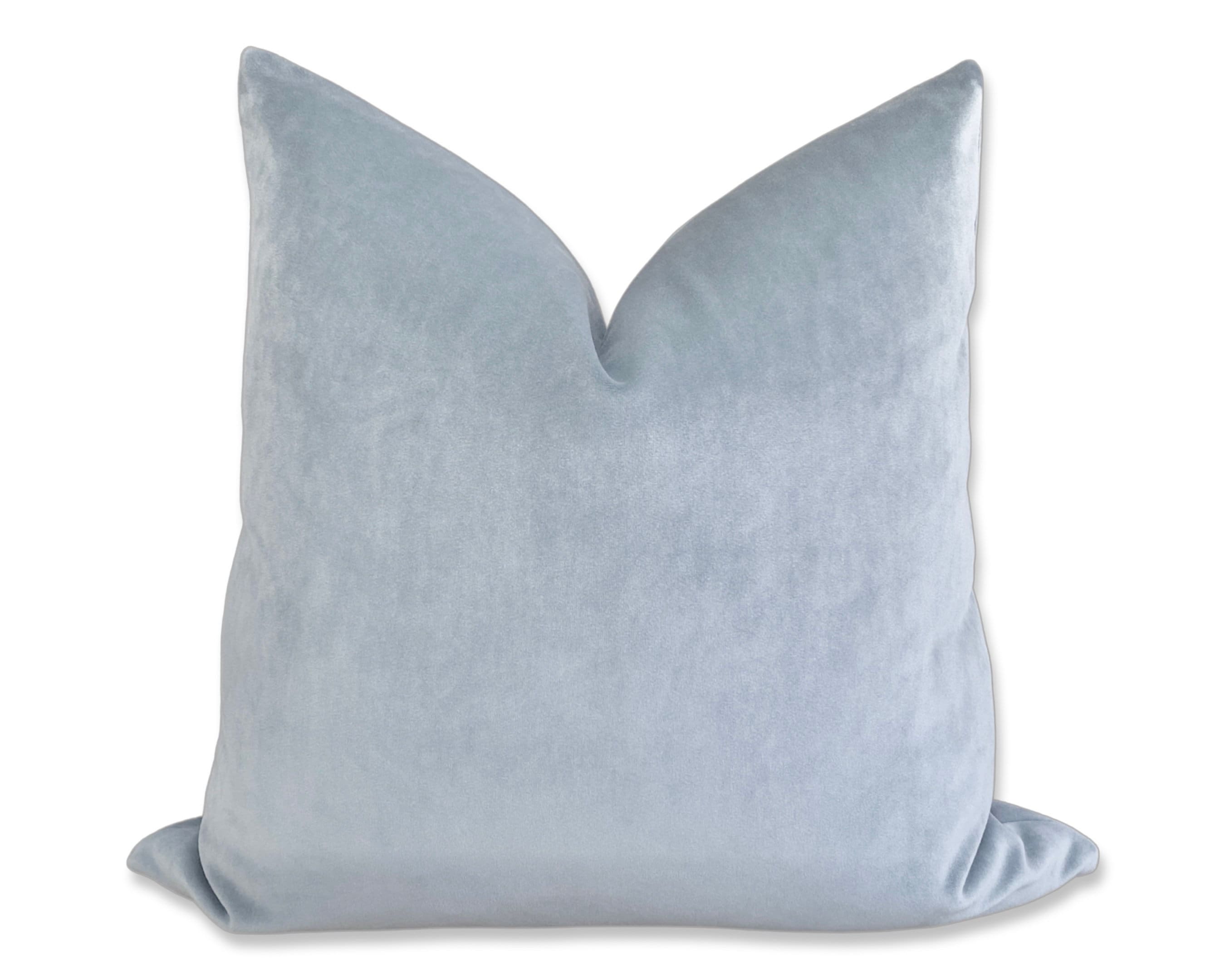 blue gray pillows