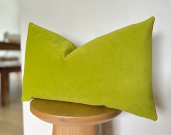 Elite Velvet Pillow Cover - Lime - Chartreuse - Lime Green Pillow - Velvet Pillow - Green Pillow - Decorative Pillow - Bright Green Pillow