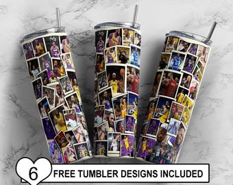 Lebron James Tumbler Wrap Png, 20oz 30 oz tumbler design, skinny tumbler Lebron James sublimation design Digital design only