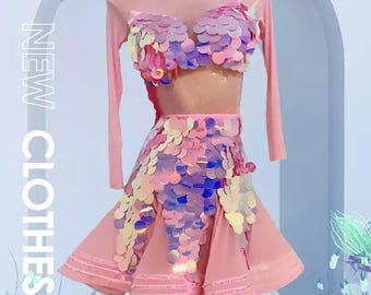 Latin Dance Costume: Cha Cha Rumba Performance Dress
