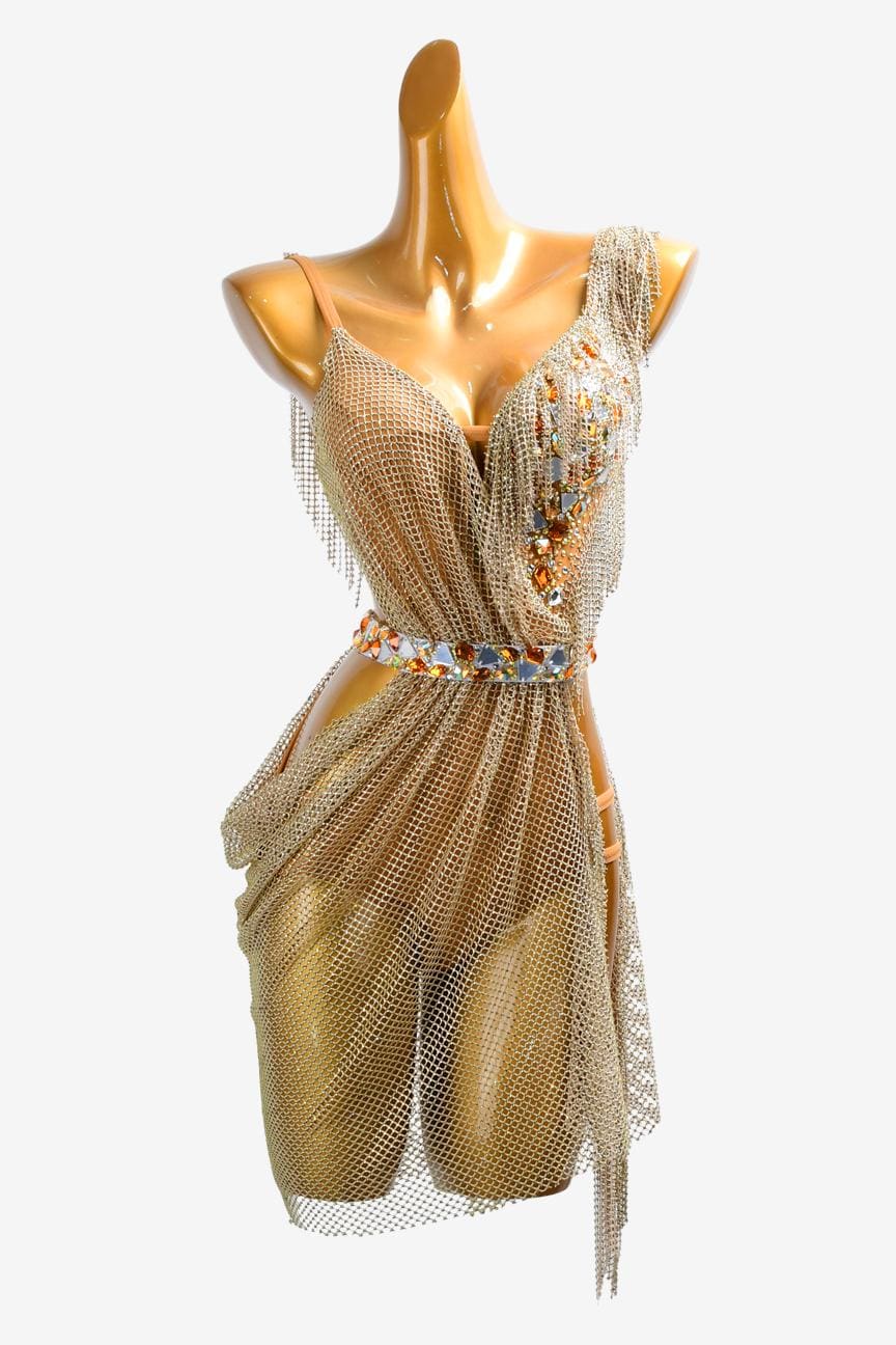 Gold Chain Mail Dress - Etsy