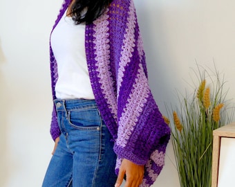 Crochet Pattern, Crochet Everyday cocoon Cardigan Pattern video tutorial, Crochet Cocoon Cardigan Pattern, Crochet Blanket Cardigan Pattern,