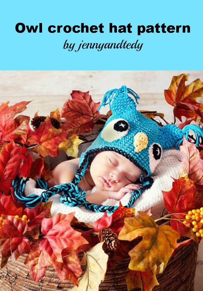 Owl Earflap Hat Pattern for Babies