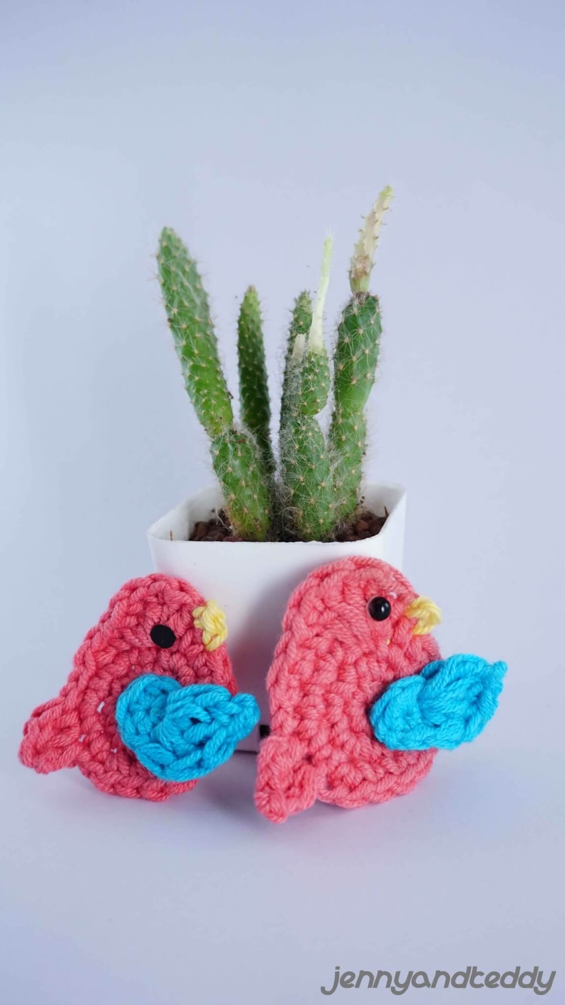 Instant Download PDF Crochet Pattern Little Bird Applique - Etsy