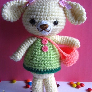 Instant Download PDF amigurumi crochet pattern sweet bear Emma and Emily kitten ,welcome to sell the finished item image 3