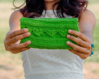 Instant Download PDF crochet pattern easy crochet clutch
