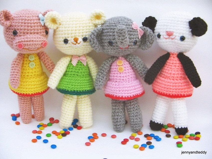 30 Elephant Crochet Patterns for Amigurumi, Plushies, Loveys, and Nursery Decor 13 Tiny Elephant Amigurumi Pattern