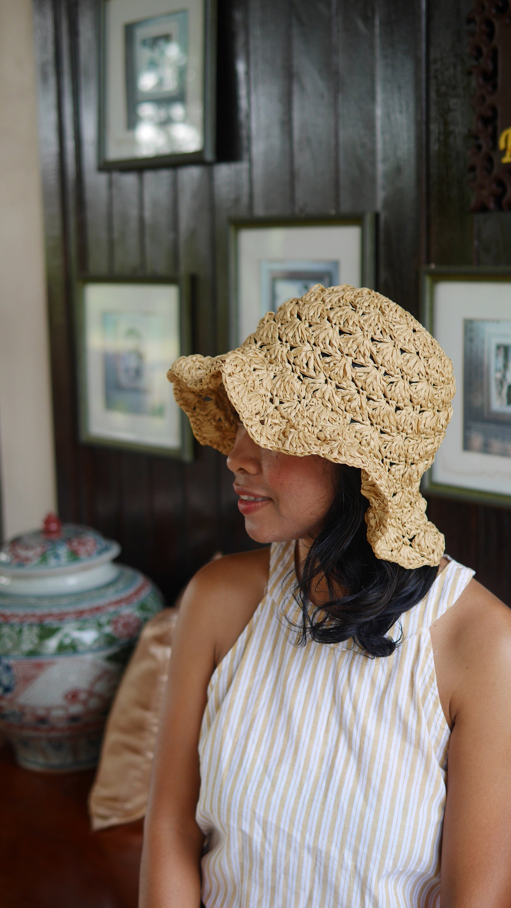 Instant Download PDF Crochet Pattern Beach Day Sun Hat - Etsy