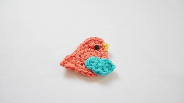 Instant Download PDF Crochet Pattern Little Bird Applique - Etsy