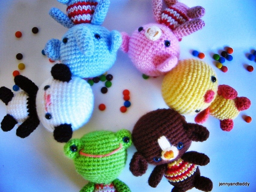 30 Elephant Crochet Patterns for Amigurumi, Plushies, Loveys, and Nursery Decor 16 Little Friends Mini Elephant Pattern