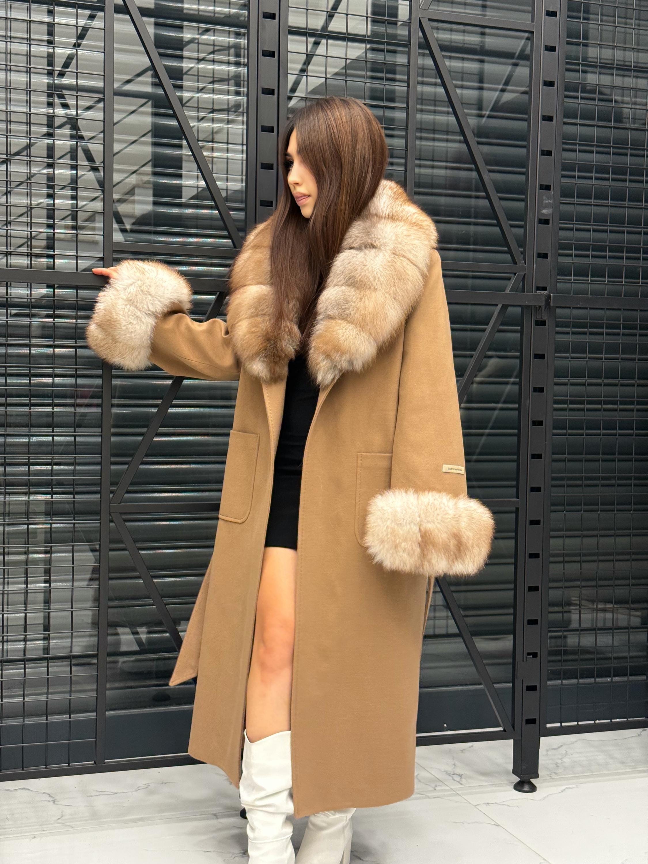 新品◆Filomo◆定価8万円 最高級カシミヤ100%コート別売フォックスファー 新品◇Filomo◇定価8万円 最高級カシミヤ100%コート別売フォックスファー -