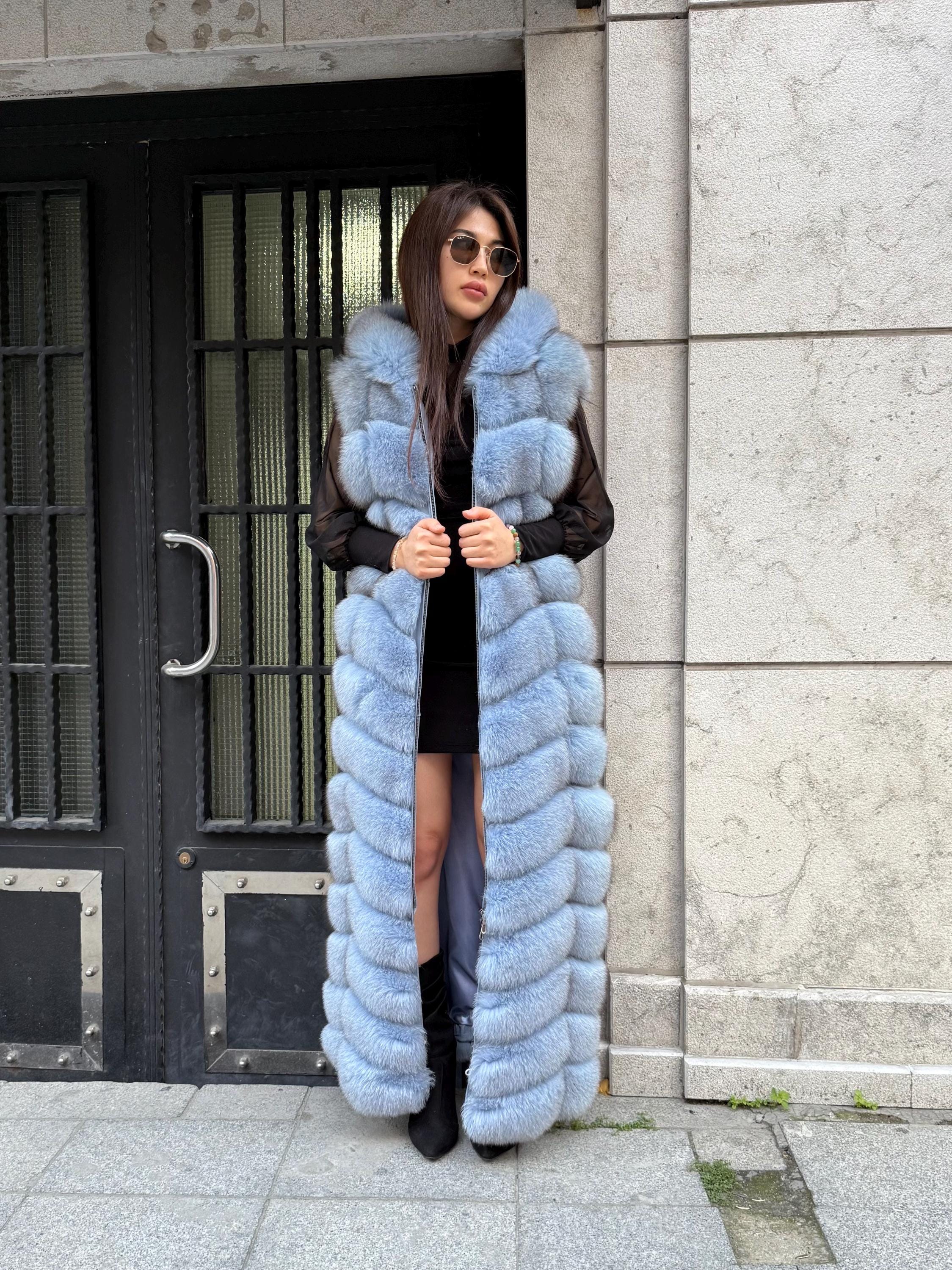 Maxi Fur Vest - Etsy